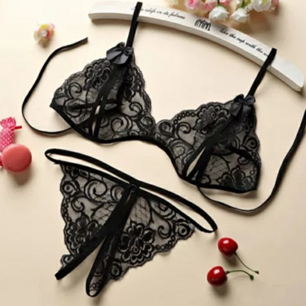 Sexy lingerie thong 2 pieces